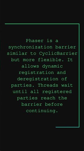 What is Phaser in Java | Most Asked Java Interview Questions #java #interviewquestions