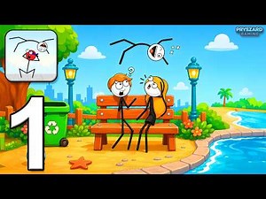 Flip Jump - Gameplay Walkthrough Part 1 - Stickman Flip Jump Puzzle (iOS, Android)