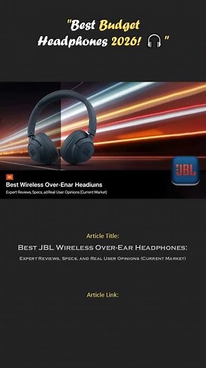 JBL Tune 720BT-6: The Best JBL Headphones in 2026? 🏆 Expert Review