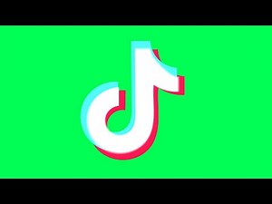 Tik Tok Green Screen Logo Animation.