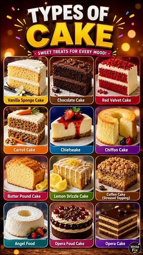 12 Types of Cake You Should Know 🍰 | English Vocabulary for Beginners