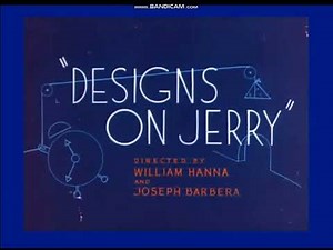 Designs on Jerry 1955 short title sequence