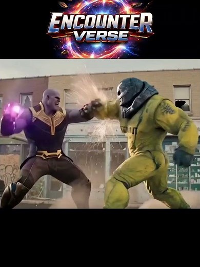 Thanos vs Juggernaut Epic Fight Scene