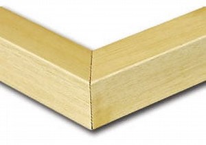 Nielsen Bainbridge 20" Ayous Sectional Frame Kit, Real Wood Picture Hanging Hardware with Flat Face, Natural Finish, Easy Assembly, Sturdy & Timeless