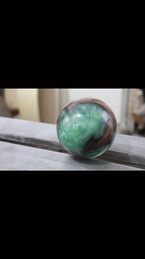 Woodturning a resin sphere | Cook Woodworks - Woodturning