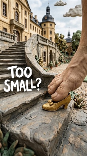 Cinderella’s Shoe Is WAY Too Small… 👠 #shorts