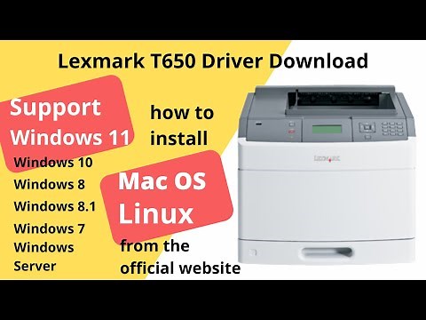 Lexmark T650 Driver Download and Setup Windows 11 Windows 10