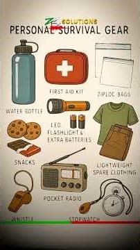 Disaster management kit #viralvideo #marginofsafety #homeeducation