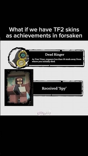 TF2 achievement skins in forsaken #roblox #forsaken #forsakenroblox