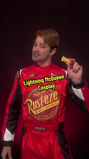 Cosplay as Lightning McQueen for Cars 4
