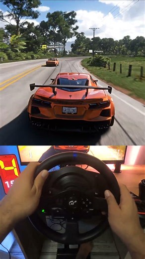 Corvette C8 Goes INSANE! 🔥 | Forza Horizon 5 #shorts