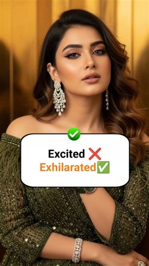 Stop Saying "Excited" | Use This Advanced Word Instead! 😍 #learn #fb #viralvideo #facts #educational #English #vocabulary #englishspeaking #viralreelsシ #englishlearning #short #englishvocabulary | Thegrowth Hub