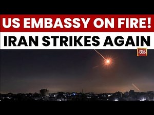US Iran News:US Embassy in Riyadh Hit by Fire Following Iranian Strikes, Americans Urged to Evacuate