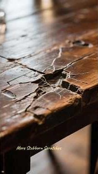 How to Fix Scratched Furniture – Easy DIY Repairs for Like #short
