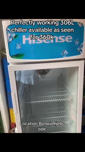 Price:360k Location:ijebu ode Condition:Neatly used Defect: None PART PAYMENT EARNS YOU SELLER'S DETAILS. KINDLY CONFIRM THAT ITEMS ARE EXACTLY AS CLAIMED BEFORE PICK UP, IF IT ISN'T, YOU GET A REFUND FROM US WITHOUT PICKING THE ITEM. WE DON'T DELIVER, THE BUYER HANDLES DELIVERY AND PRICES OF POSTED ITEMS ARE FIXED. PLEASE BEWARE OF SCAMMERS X#declutter #foryoupage #viral #chiller #ijebuode