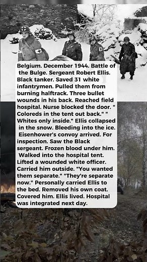 What Eisenhower Did When a Black Sergeant Was Refused a Hospital Bed While Bleeding Out | Military