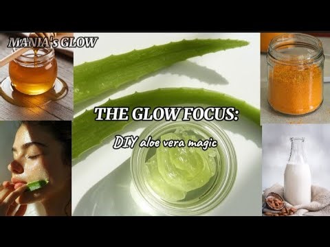 THE FOCUS GLOW: ✨ DIY aloe Vera magic ✨