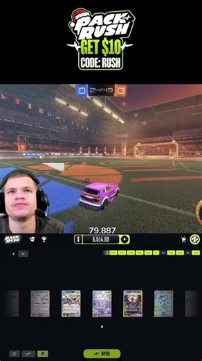 Jynxzi is so bad lol😭😂 use code RUSH for $10 free #jynxzi #rocketleague #gaming #funny #trash