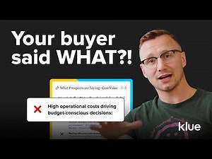 How to Automatically Get Buyer Insights on Competitors with AI (Klue Tutorial)