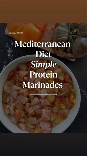 Mediterranean Diet Anti-Inflammatory Protein Marinades Marinating lean proteins isn’t just about flavor, it’s a simple nutrition strategy to make healthy eating easier, more satisfying, and sustainable. Here’s why it works: • 🍋 Acid (citrus or vinegar): Helps tenderize lean proteins and enhances iron absorption. • 🫒 Healthy fat (extra virgin olive oil): Boosts heart-healthy monounsaturated fats and supports absorption of fat-soluble vitamins. • 🌿 Herbs & spices: Add antioxidants and anti-infl