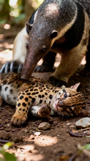 Southern Tamandua Heroically Saves Jaguarundi Kit From Deadly Centipede Attack! #rescue #animals #wildlife | Peter experience