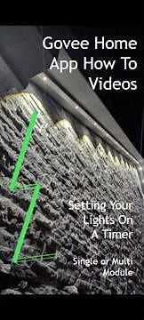 Setting up your govee lights on a timer