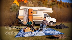 YONILE Outdoor Patio Rug, 5x8 ft Waterproof Reversible Large Area Rugs Plastic Straw Mats for RV, for RV, Picnic, Backyard, Deck, Balcony, Porch, Beach