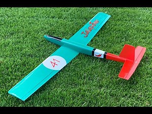 Vintage Jalapeno Slope Racing Glider - Maiden Flight