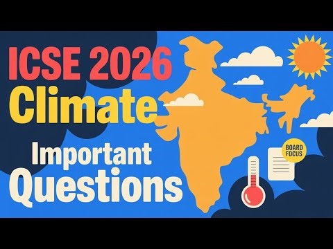 Important Questions and Explanation | Climate of India