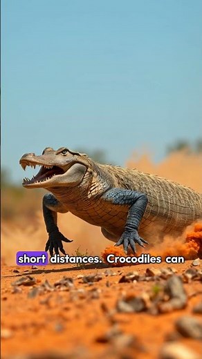 Crocodiles: Masters of Movement on Land! 🐊🌍
