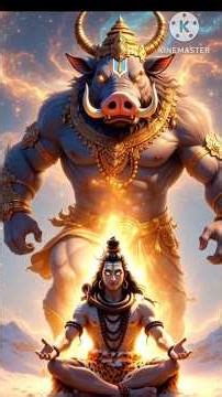 Dece"The divine story of Varaha Avatar and Lord Shiva | Varaha Avatar & Mahadev Story#animation #...