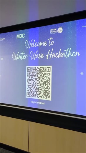 Meta Developer Communities Visakhapatnam on Instagram: "❄️ Winter Wave Hackathon by MDC GITAM – Successfully Wrapped! The event featured a 60-minute proctored coding assessment focused on core data structures and problem-solving skills. With challenges covering Strings, Stacks, Queues, and Linked Lists, participants put their logic, speed and coding accuracy to the test. ⚡ The strong turnout and focused participation made the event impactful and competitive. Thank you to everyone who registered 