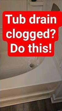 How to unclog a drain yourself and save money.