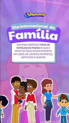 Feliz Dia da Família, vamos celebrar cada lar que escolhe viver em união!
