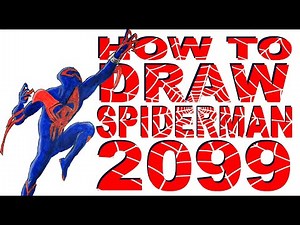 How to draw Spiderman 2099 (Across the Spiderverse)