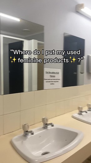 Proper Disposal of Used Feminine Products in Public Restrooms