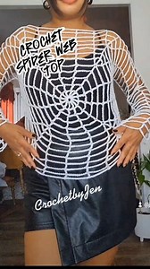 16K views · 209 reactions | Crochet Spider Web Top  tutorial on my youtube channel "CrochetbyJen " #crochetbyjen #crochetspiderwebtop #fypシ゚viralシ #crochet #fypシ゚ #gantsilyo #crochethandmade | Simply Yarn | Facebook