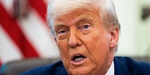 Trump repeats ridiculous 'transgender mice' claim in Musk's final press conference