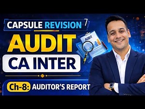 Chapter 8 | Audit CA Inter | AUDITOR'S REPORT | Capsule Revision
