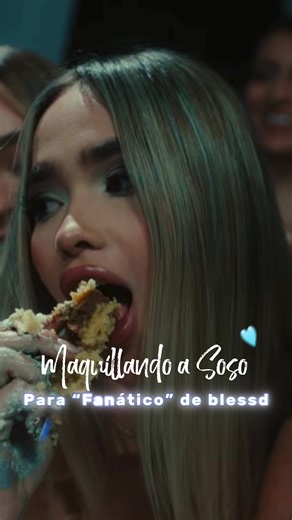 @S @sosozapata01 la modelito más hermosa 🤌🏽🩵 Amé acompañarte a este rodaje 🥹 #maquilladoraaudiovisual #maquilladoramedellin #maquillajesocial #blessd #videomusical