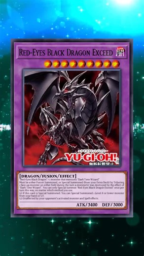 Red-Eyes Black Dragon Exceed #yugioh #yugiohcards #yugiohtcg | Yugioh Cards