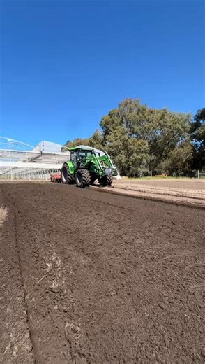Our Deutz-Fahr 6135C Tractor and Maschio Gaspardo Australia Veloce 250. A perfect pairing in action! Big thanks to SLR Tractors and Machinery for capturing the demo 💚 | Deutz-Fahr Tractors Australia