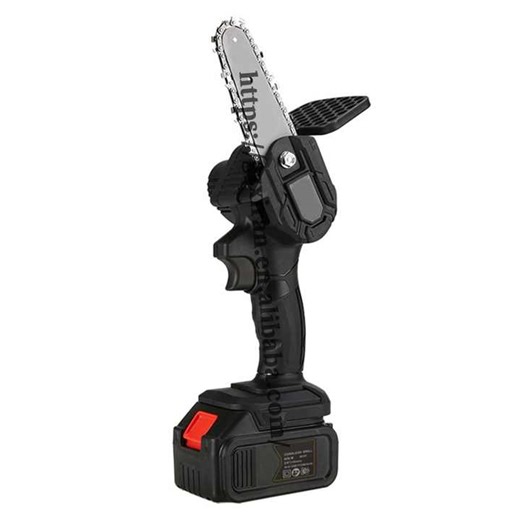 24V Mini Chain Saw Rechargeable Lithium Battery Portable Cordless Electric Chainsaw for Woodworking Garden Pruning