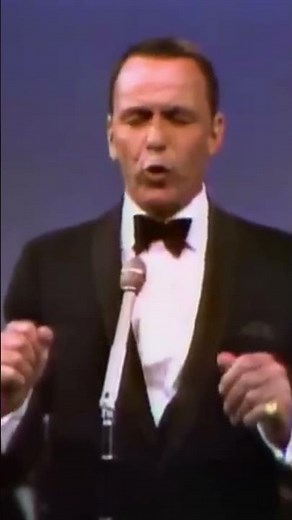 The Chairman Of The Board giving a lively performance of “Luck Be a Lady”