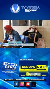 14K views · 226 reactions | PREJUÍZOS: R$20 MIL EM MÓVEIS E OBJETOS FORAM LEVADOS POR LADRÕES _ _ _ _ _ _ _ _ _ #tvvitoriadoxingu #vitoriadoxingu #recordtvbelém #noticias #balançogeral Página · Programa de TV Departamento comercial +55 93 99171-1539 Email: redacaotvvitoria.20@gmail.com Site: avozdoxingu.com.br | TV Vitória - HD 20.1 - Record TV | Facebook