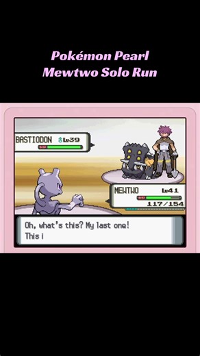 Mewtwo Solo Run: Collecting 6 Badges in Pokémon Pearl