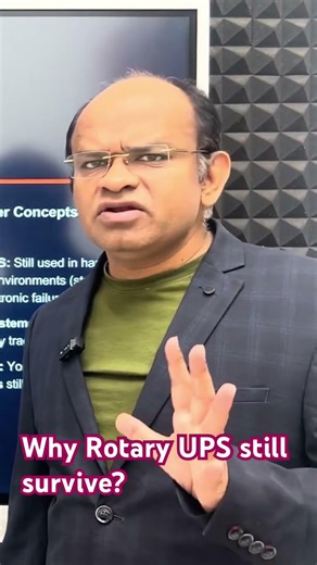 Why Rotary UPS Still Survive After 60 Years