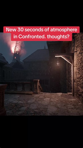 explore this gothic castle in Confronted- a survival horror where you build makeshift hideouts. #horrorgame #indiegame #indiegame