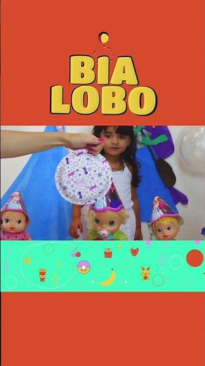 Bia Lobo Preparando Festa de Aniversário par Baby Alive Clararbela Tema Frozen 10