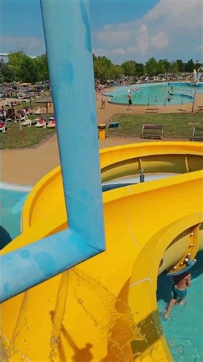 Paradise Tower's Yellow Slide at Petroland Aquapark 🇷🇸
